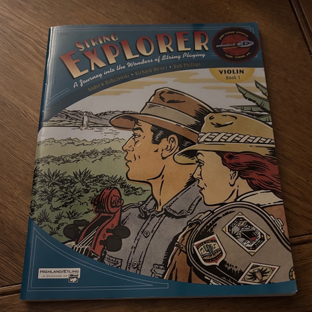 String Explorer Violin Book with CD